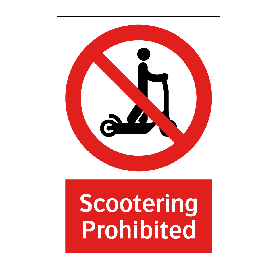 Scootering Prohibited