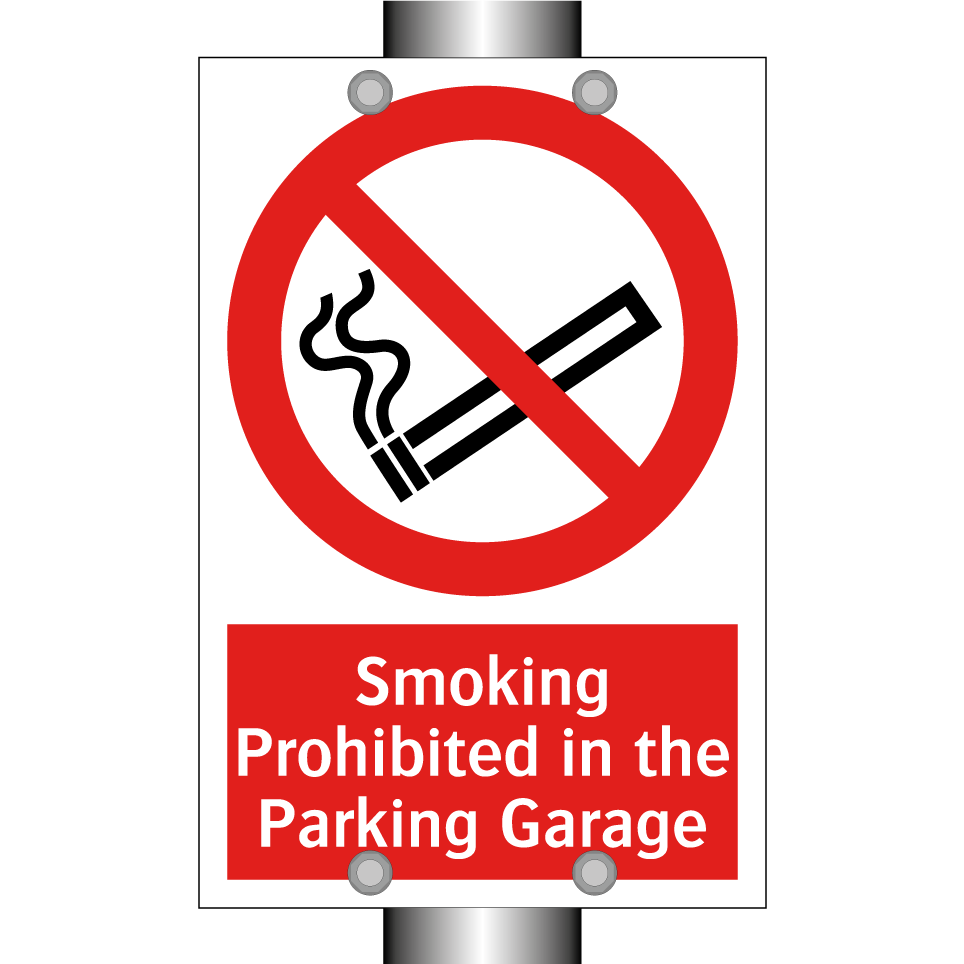 Smoking Prohibited in the Parking Garage