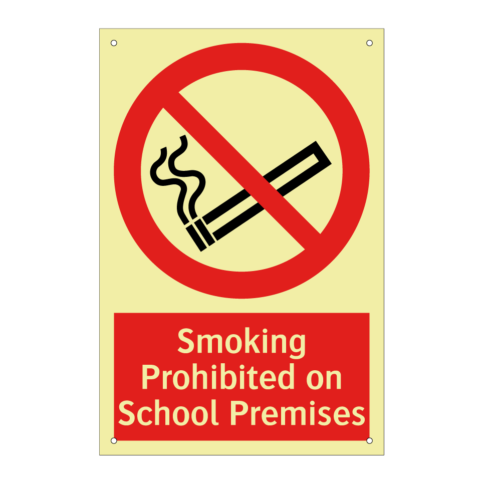 Smoking Prohibited on School Premises