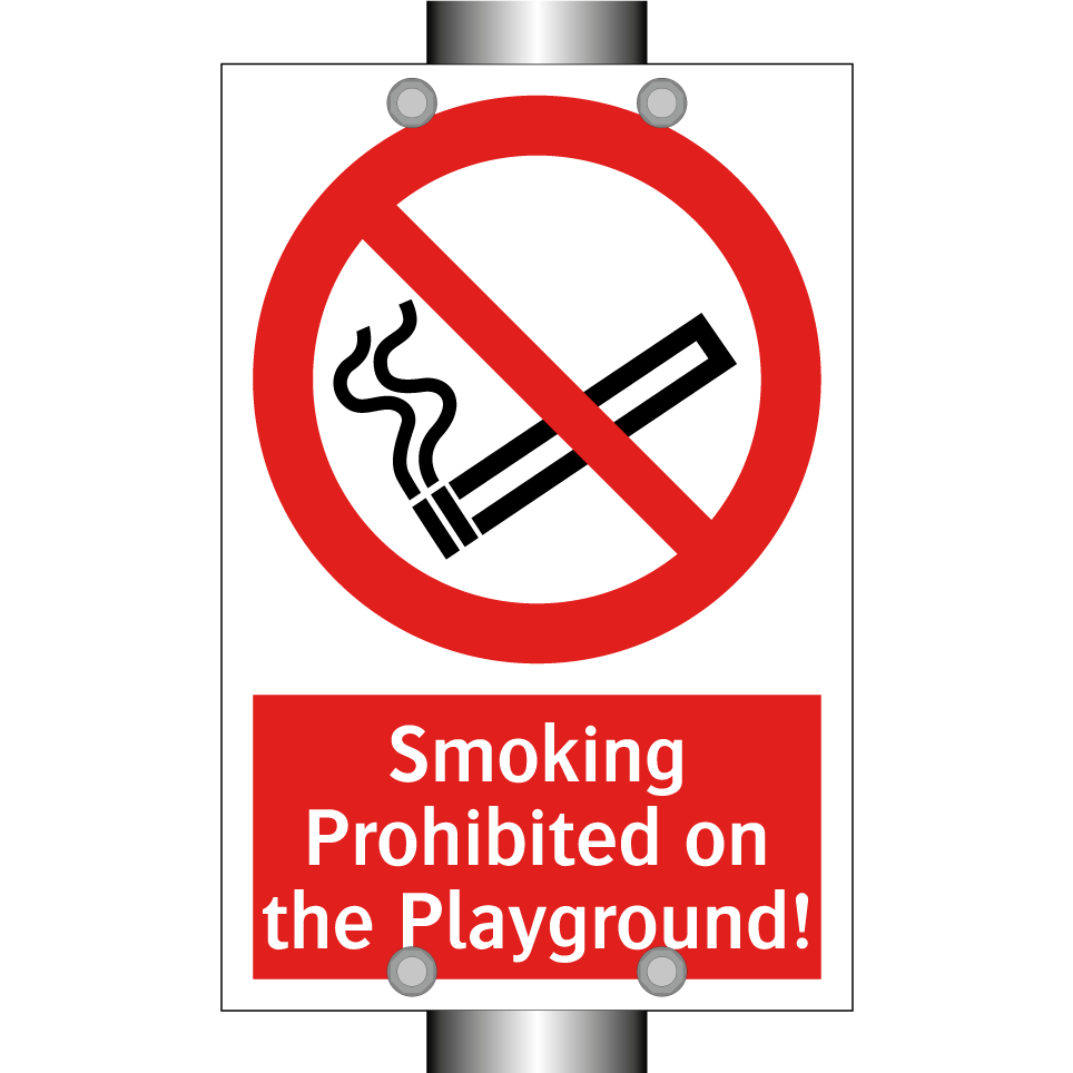 Smoking Prohibited on the Playground!