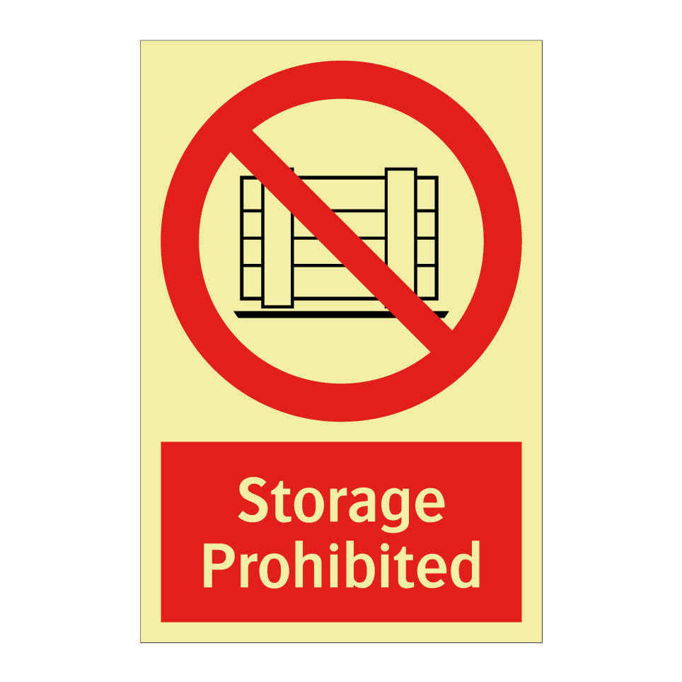 Storage Prohibited
