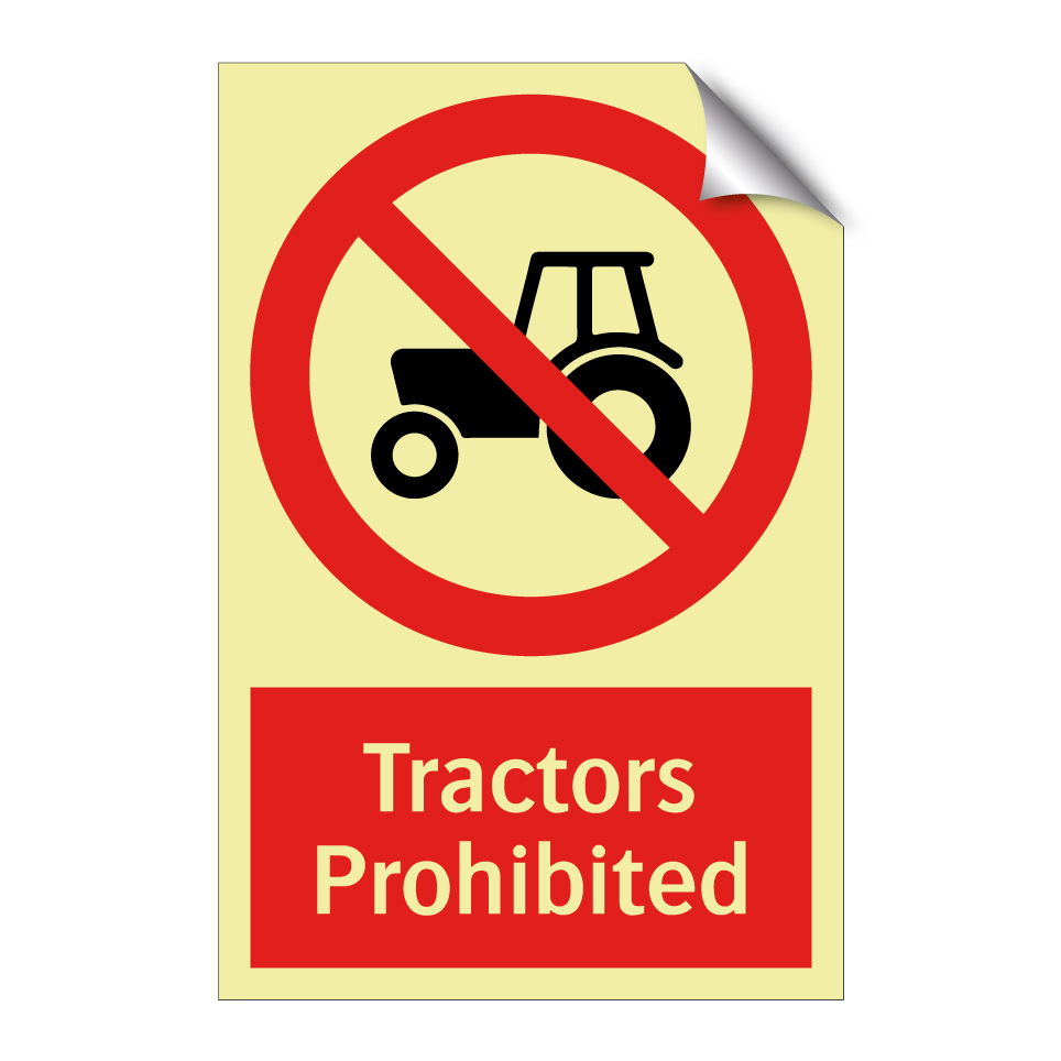 Tractors Prohibited