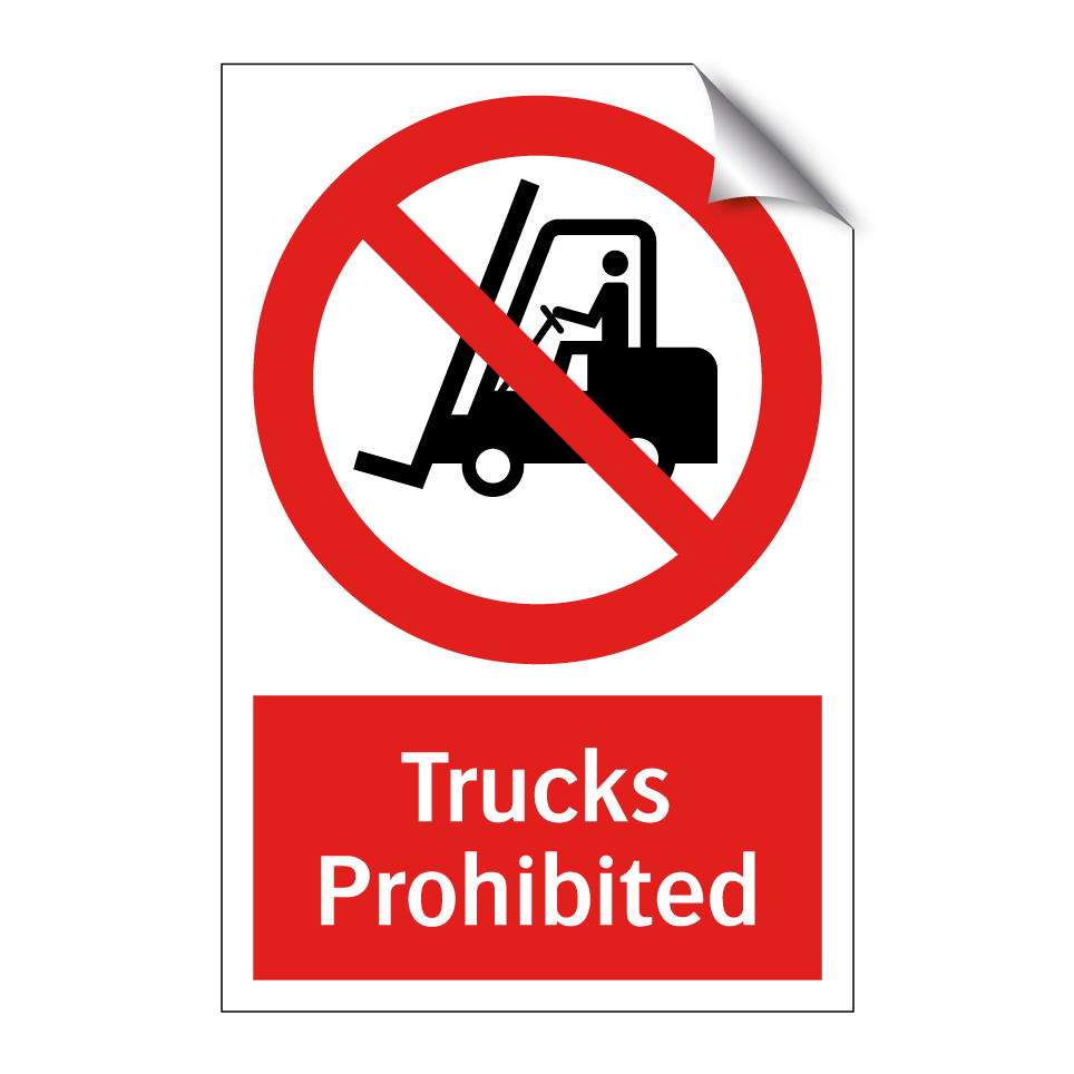 Trucks Prohibited