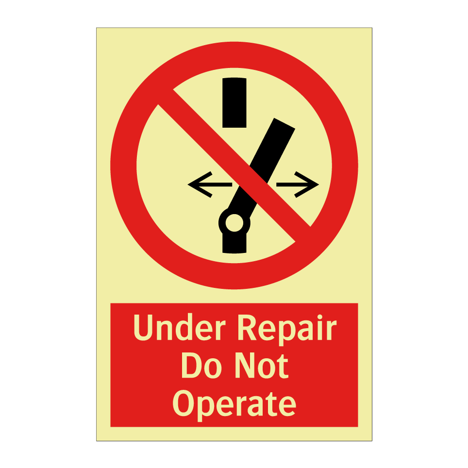 Under Repair Do Not Operate