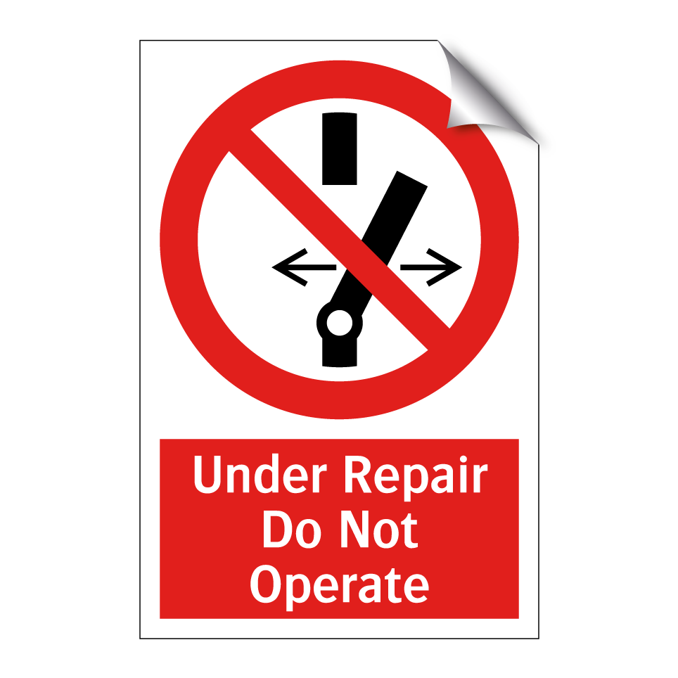 Under Repair Do Not Operate