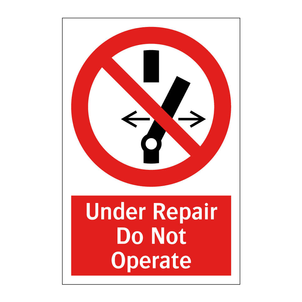 Under Repair Do Not Operate