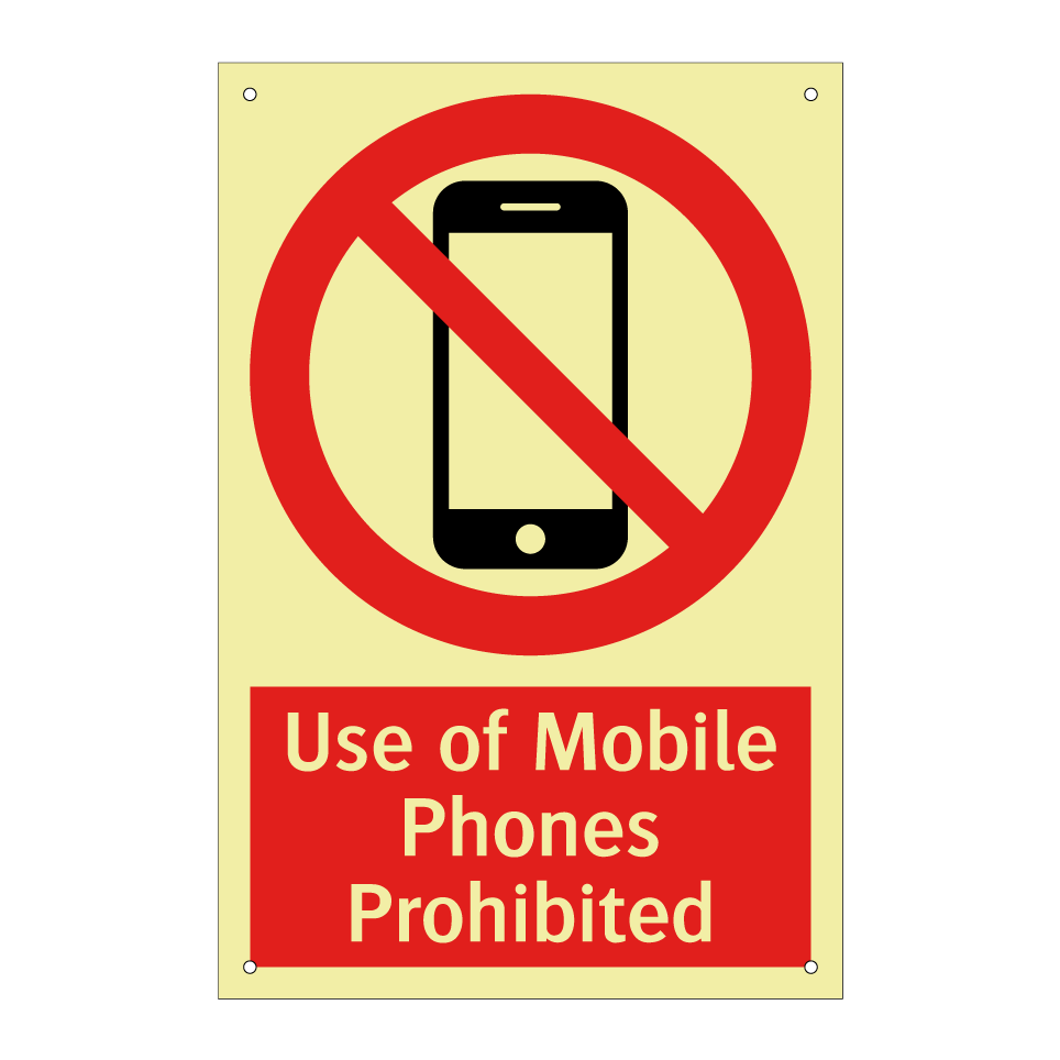 Use of Mobile Phones Prohibited