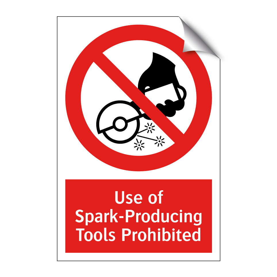 Use of Spark-Producing Tools Prohibited
