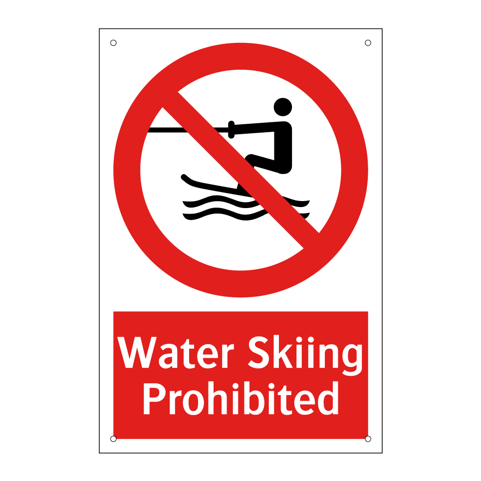 Water Skiing Prohibited