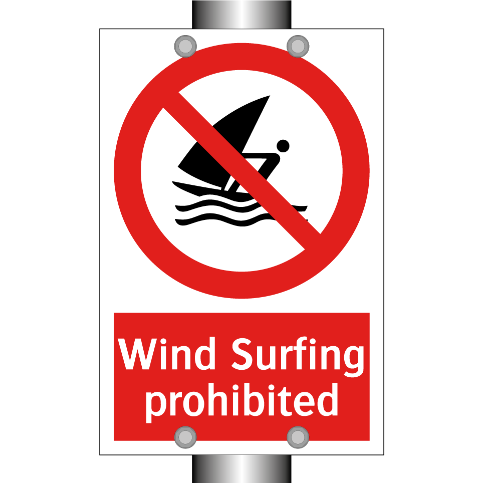 Wind Surfing prohibited