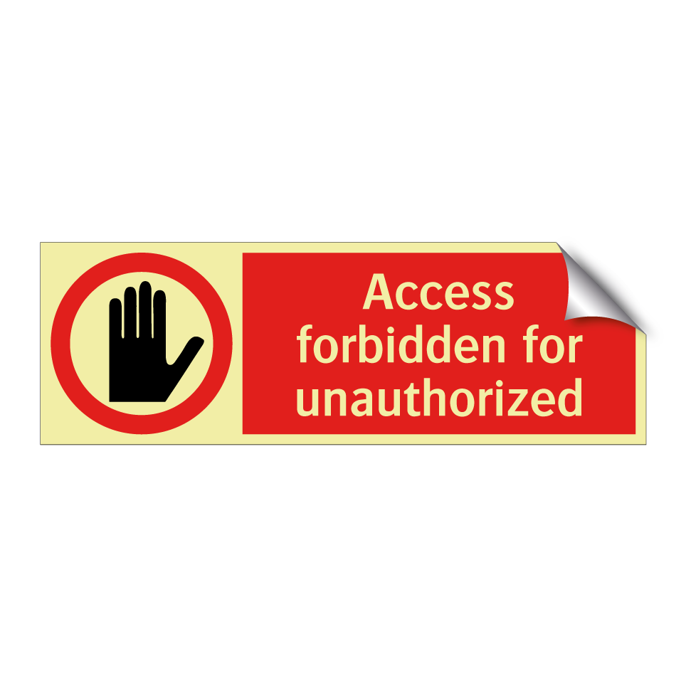 Access forbidden for unauthorized