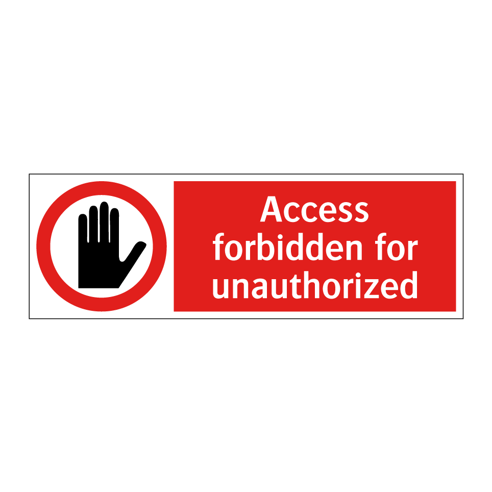 Access forbidden for unauthorized