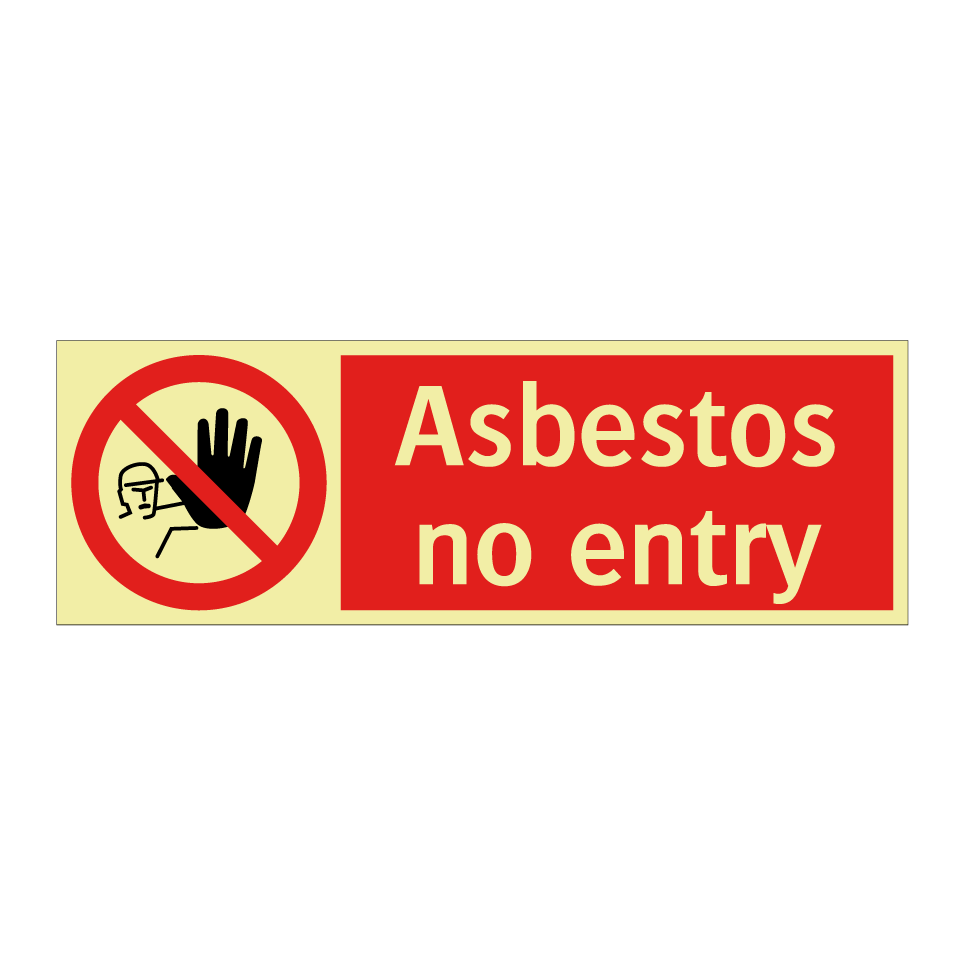 Asbestos no entry