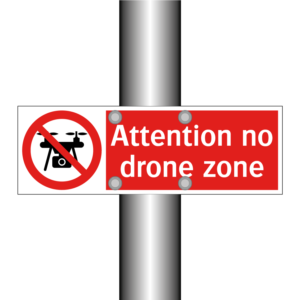 Attention no drone zone
