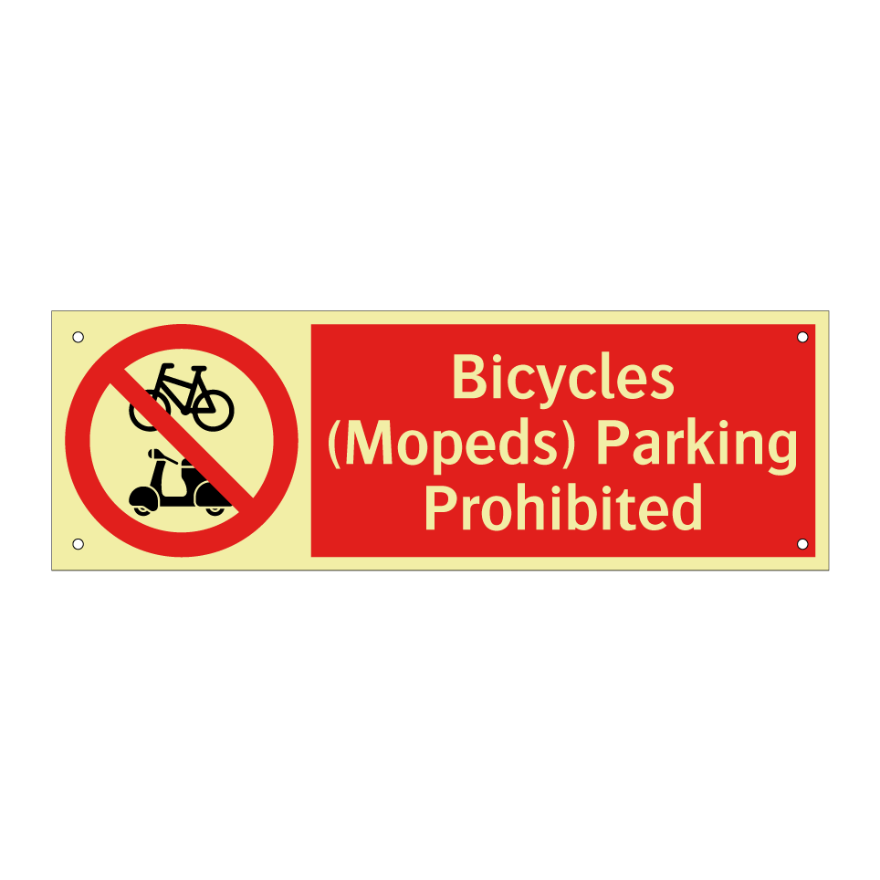 Bicycles (Mopeds) Parking Prohibited