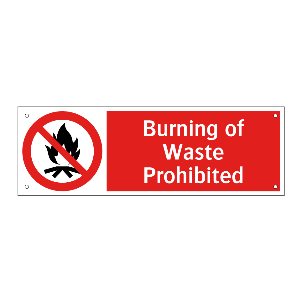 Burning of Waste Prohibited
