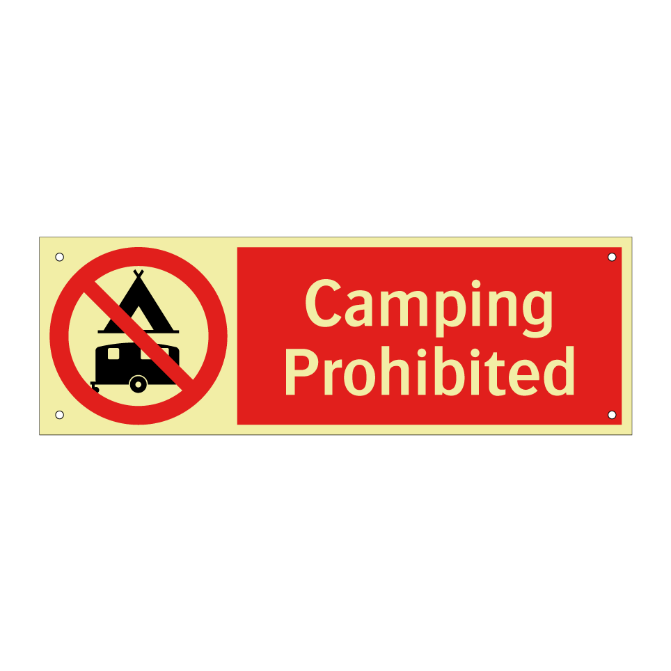 Camping Prohibited