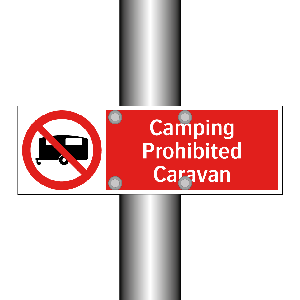 Camping Prohibited Caravan
