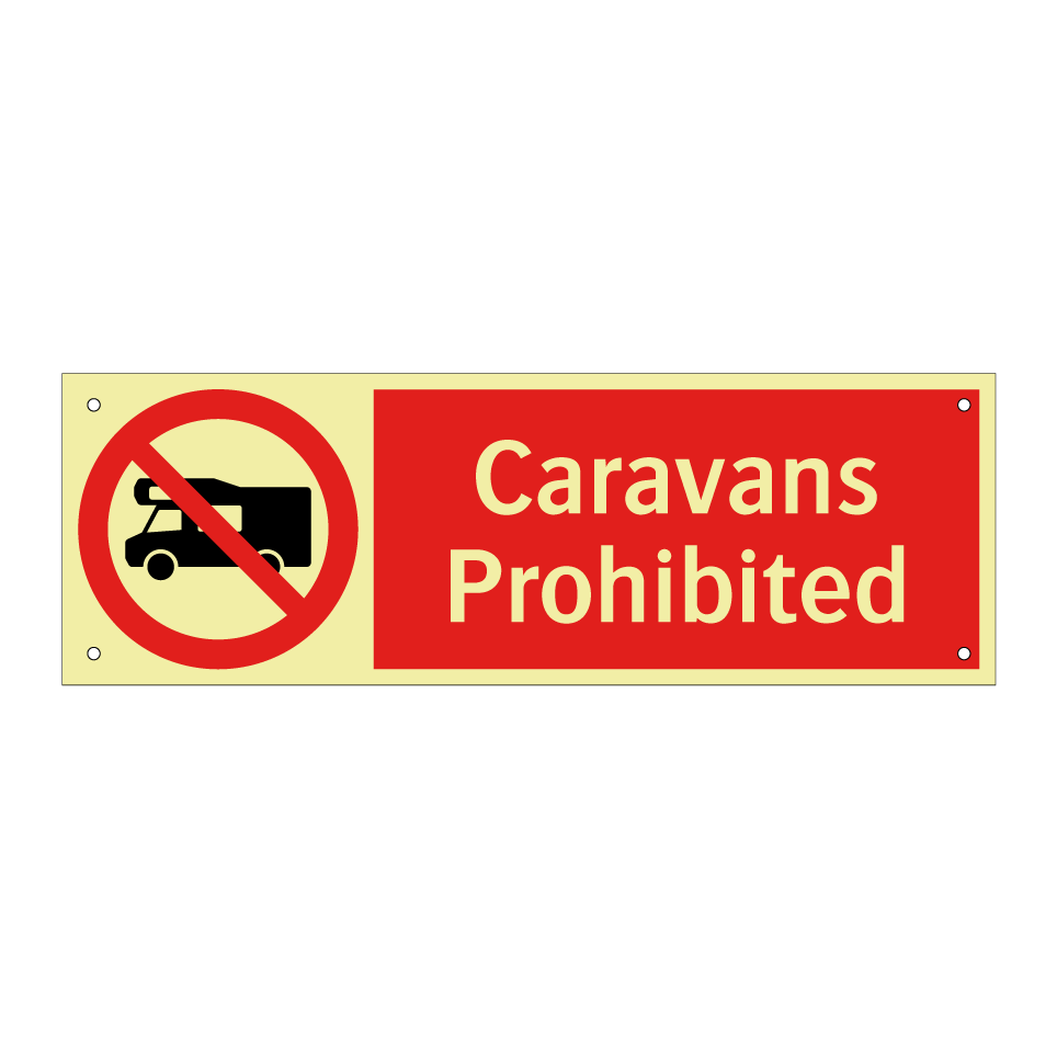 Caravans Prohibited