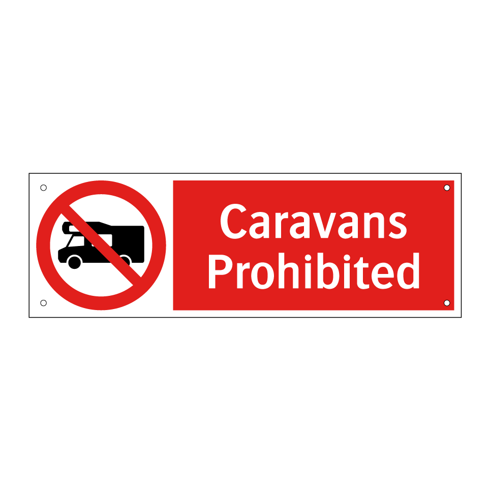 Caravans Prohibited