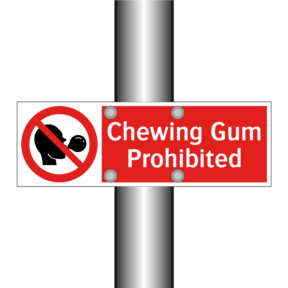 Chewing Gum Prohibited