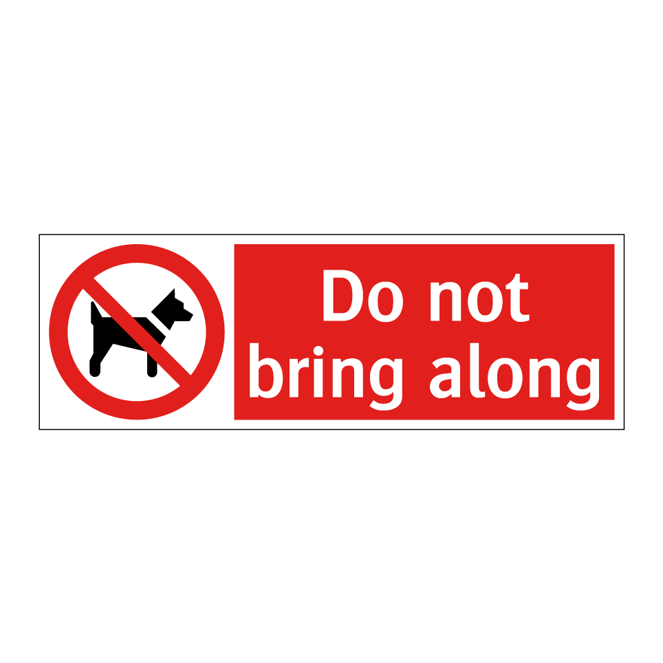 Do not bring along