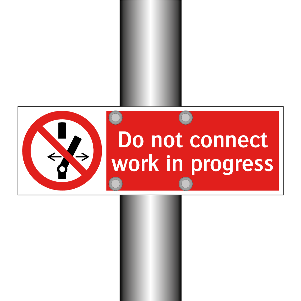 Do not connect work in progress
