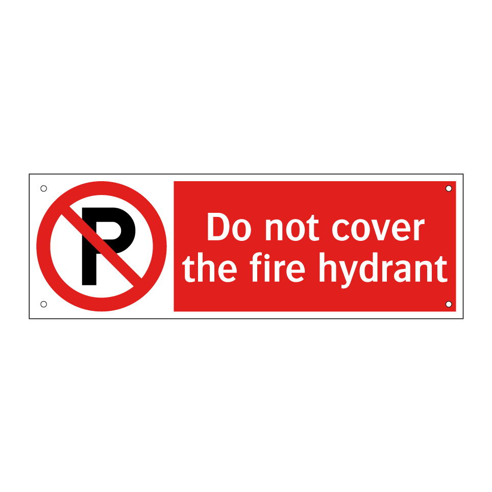 Do not cover the fire hydrant