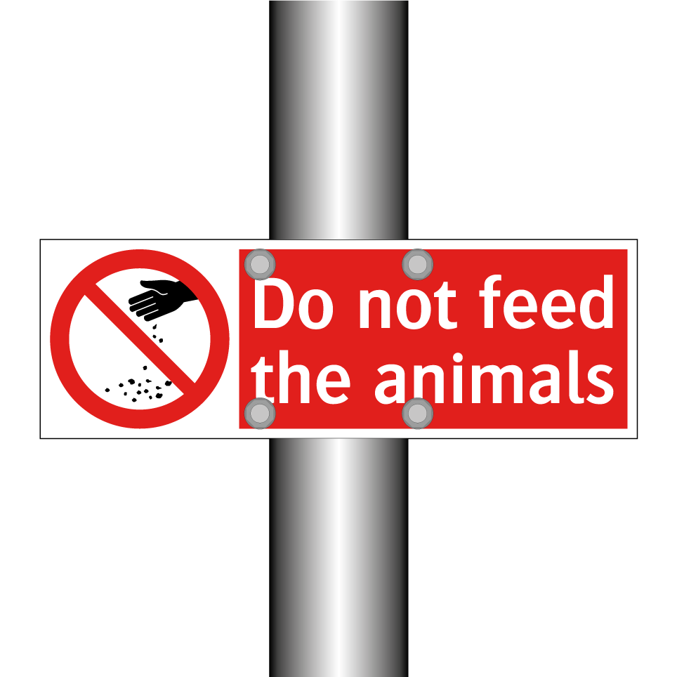 Do not feed the animals