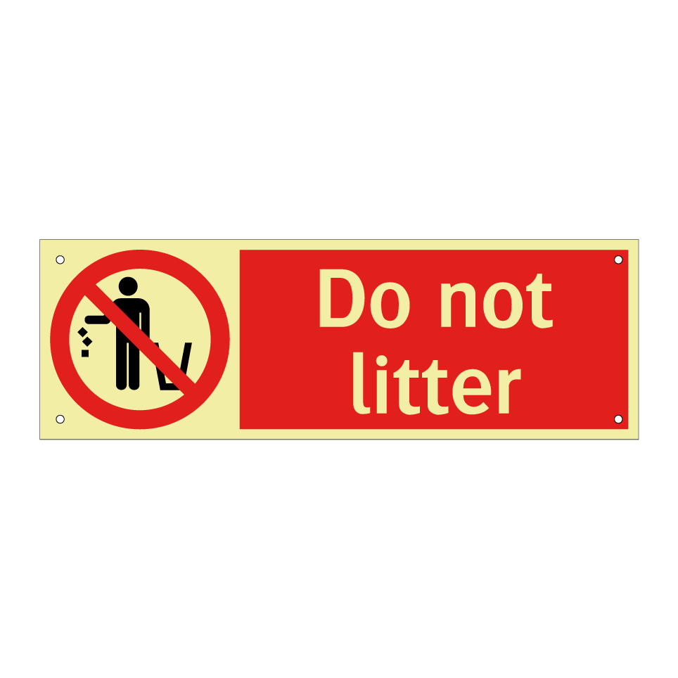 Do not litter