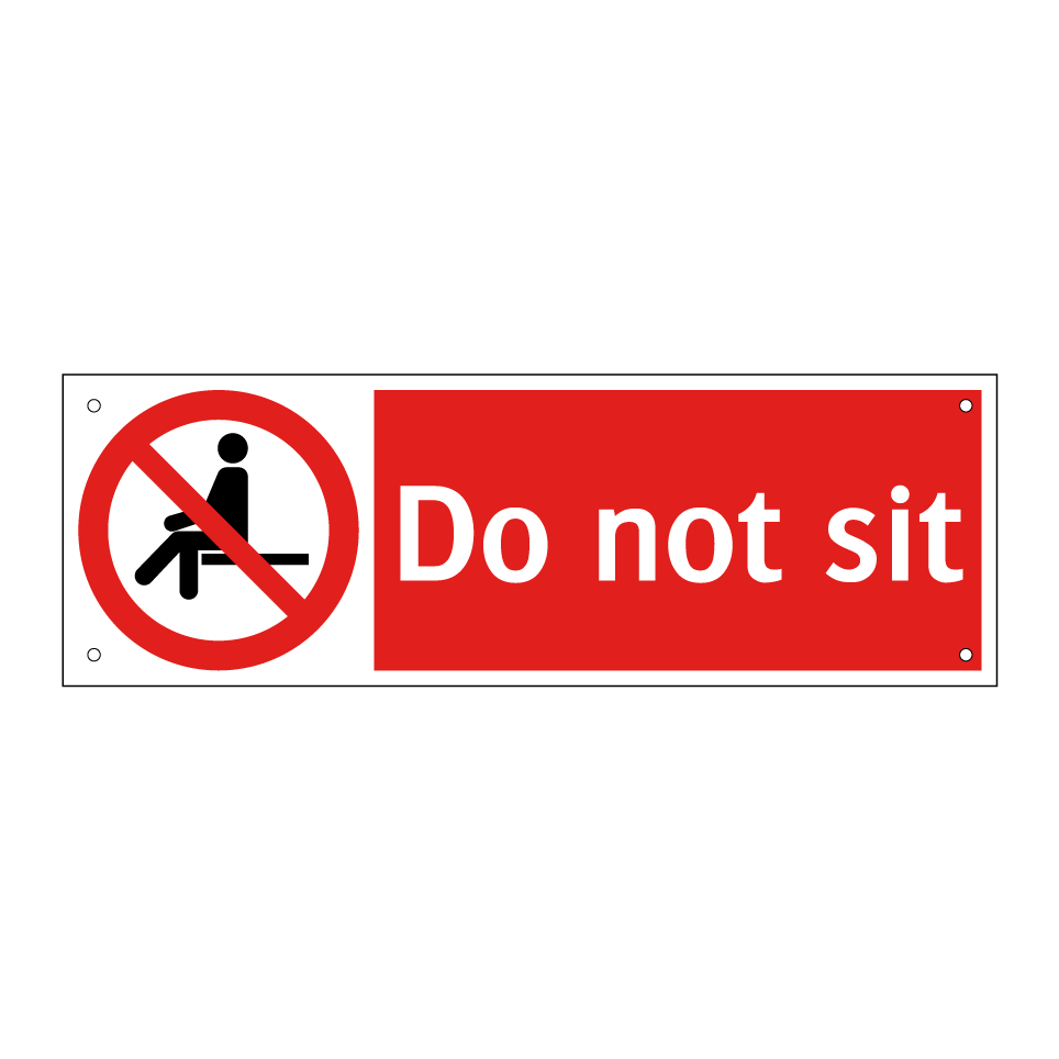 Do not sit