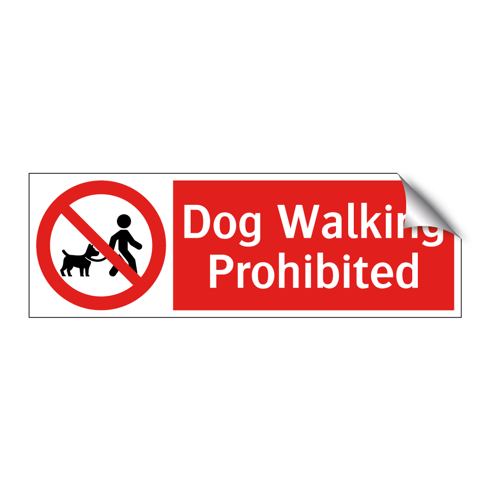 Dog Walking Prohibited