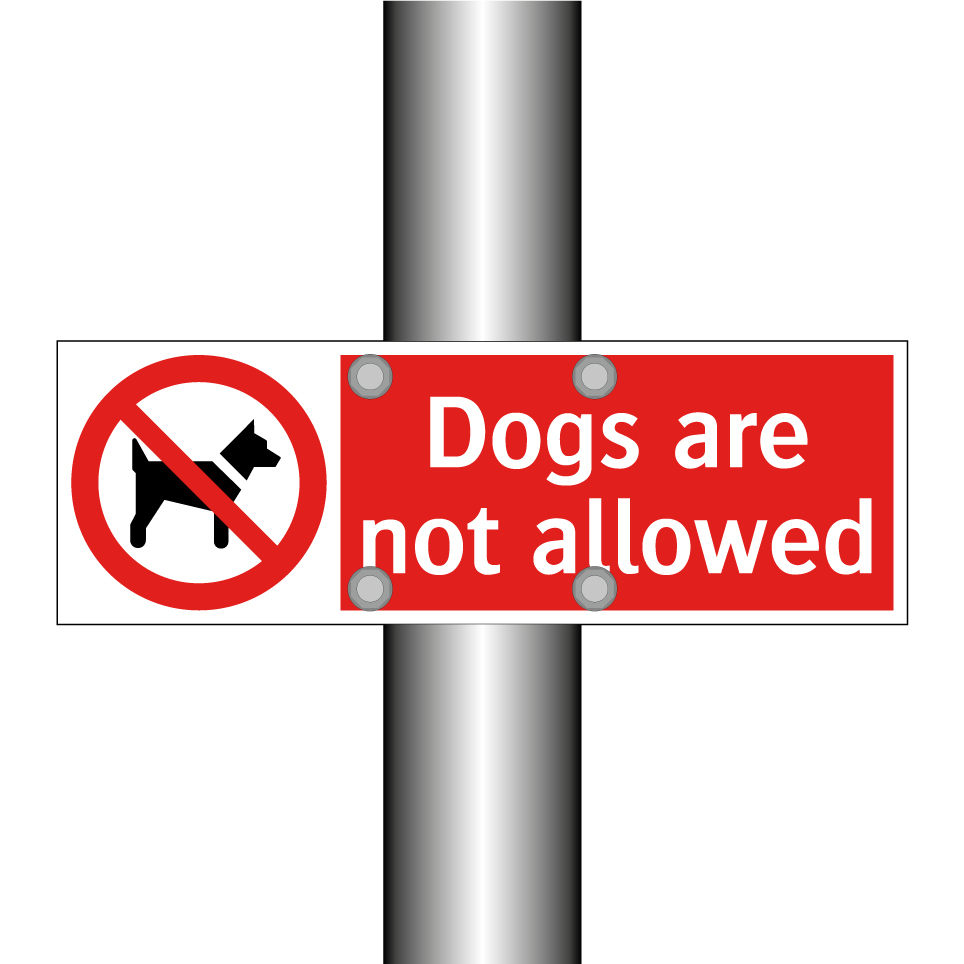 Dogs are not allowed