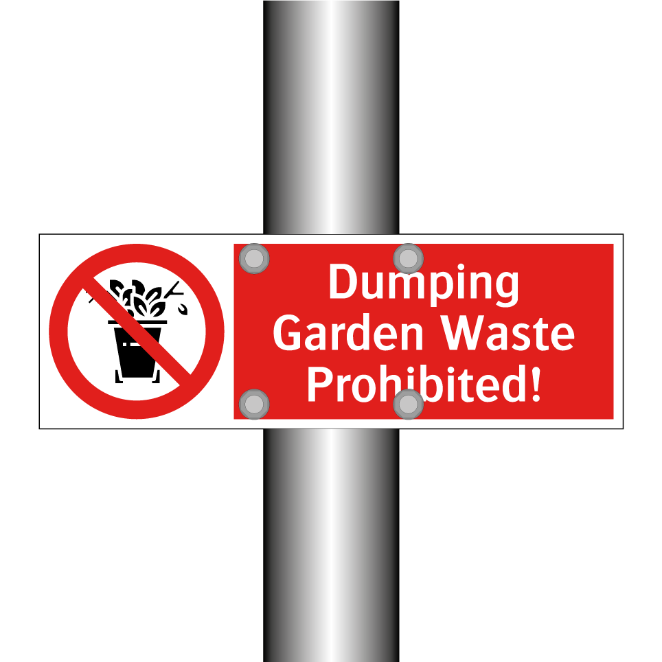 Dumping Garden Waste Prohibited!