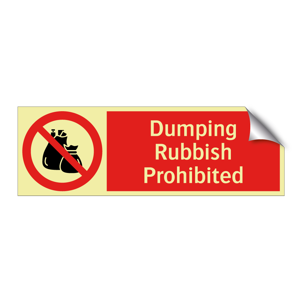 Dumping Rubbish Prohibited