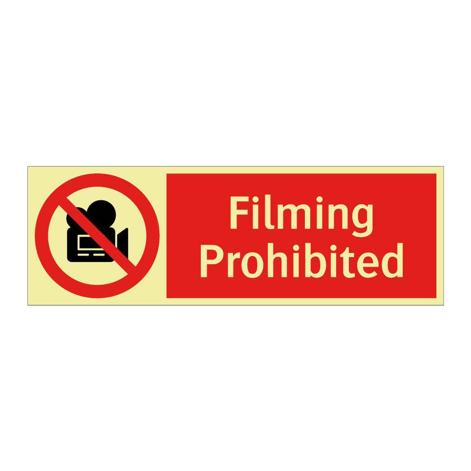 Filming Prohibited