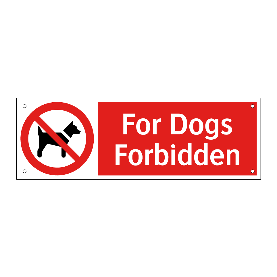 For Dogs Forbidden