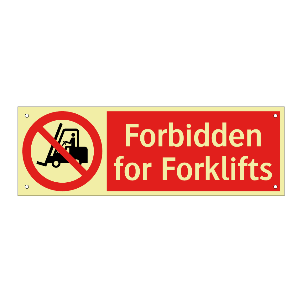 Forbidden for Forklifts