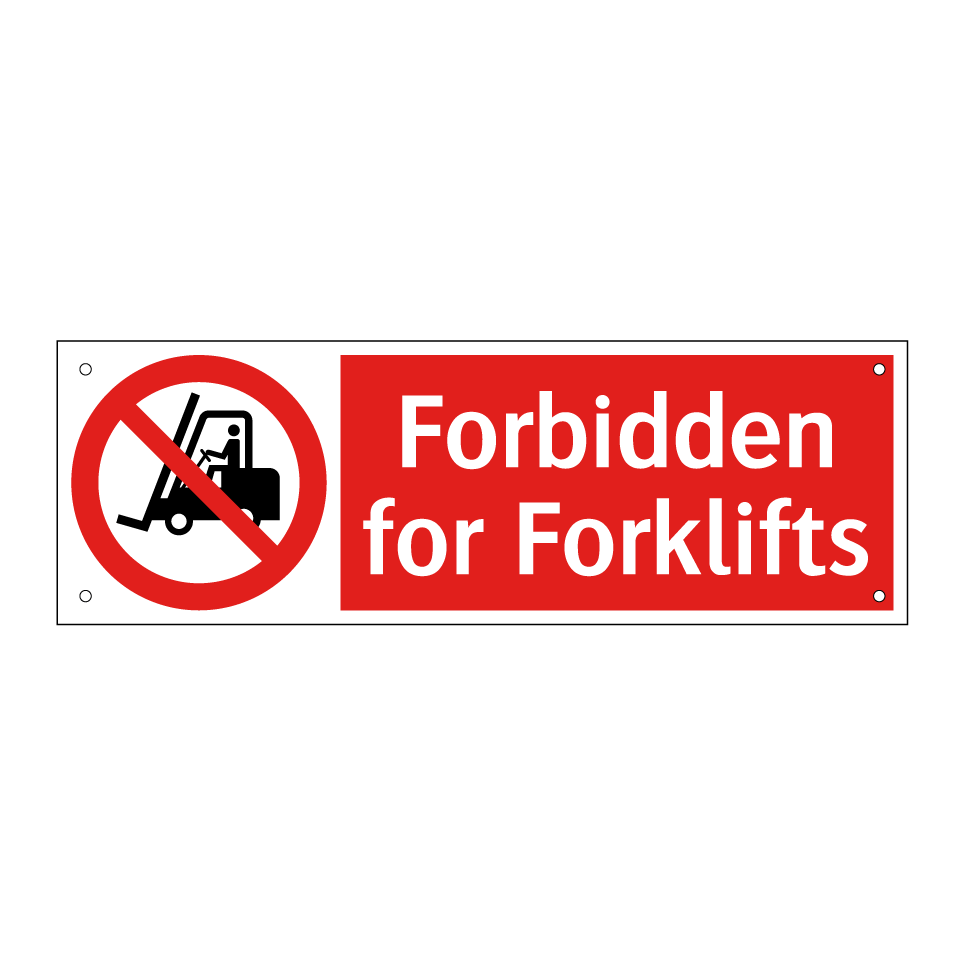 Forbidden for Forklifts