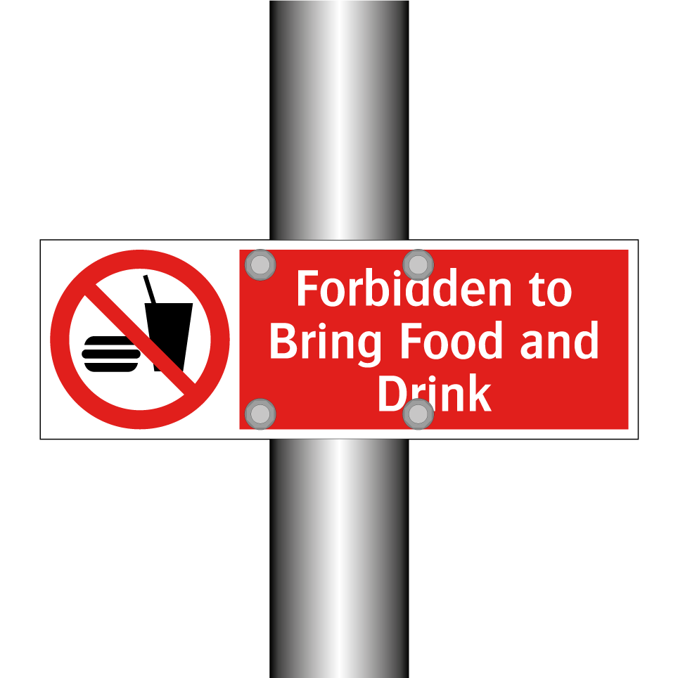 Forbidden to Bring Food and Drink