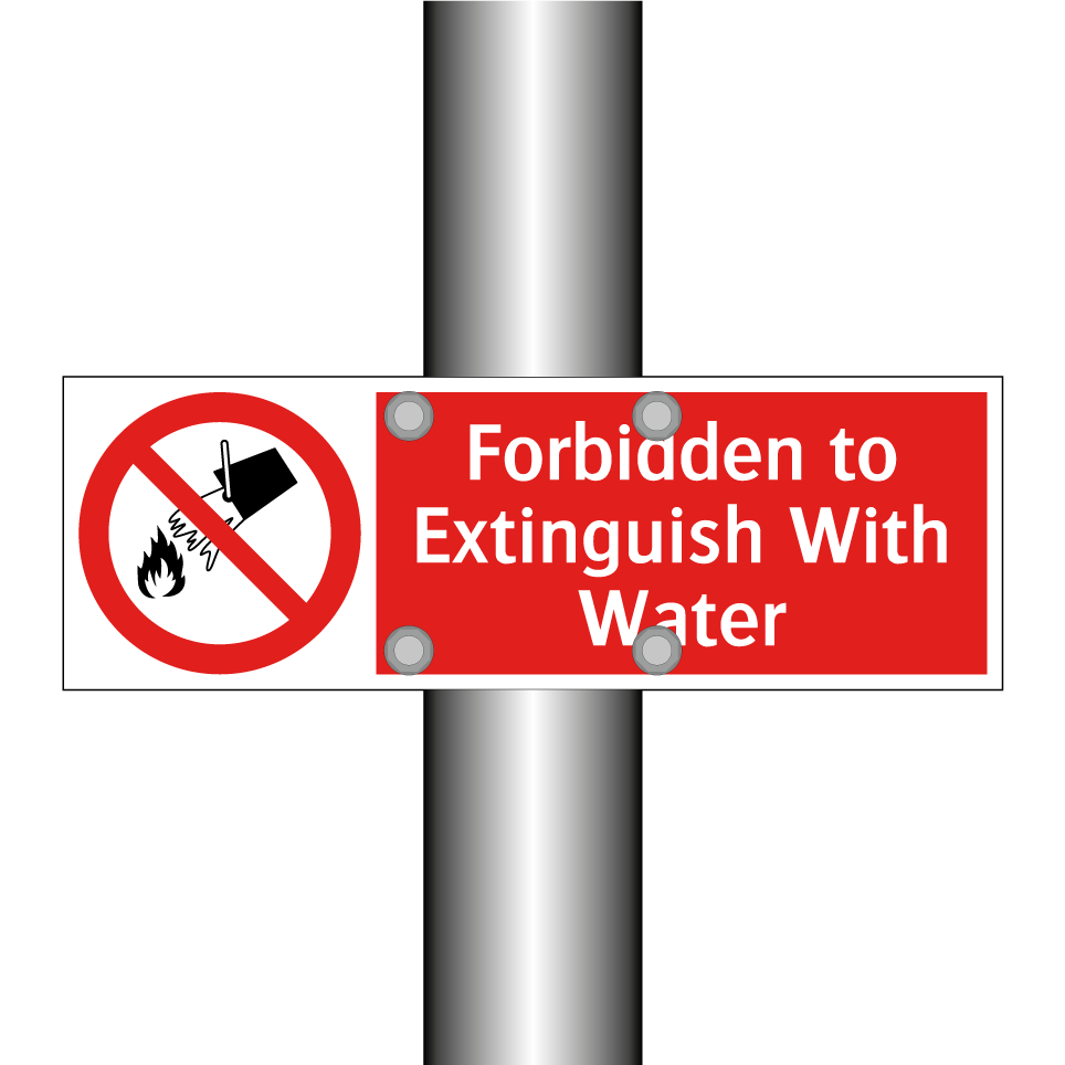 Forbidden to Extinguish With Water