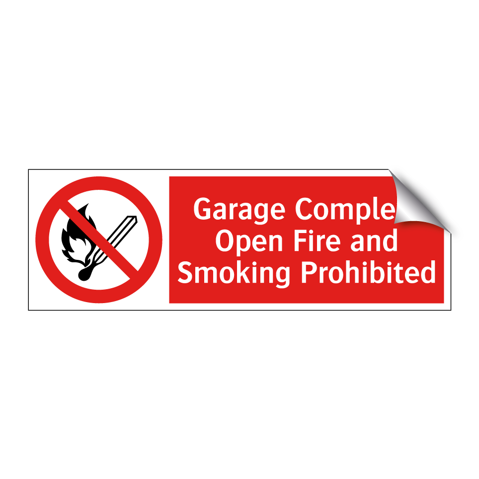 Garage Complex: Open Fire and Smoking Prohibited