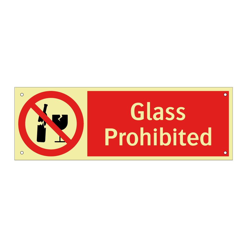 Glass Prohibited