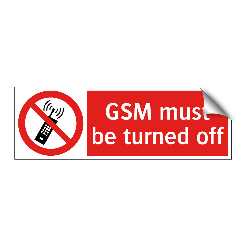 GSM must be turned off