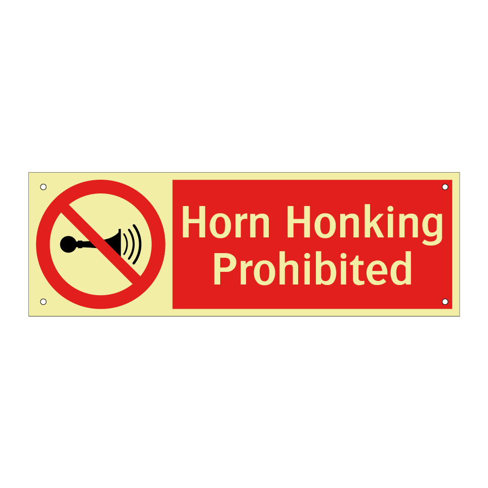 Horn Honking Prohibited