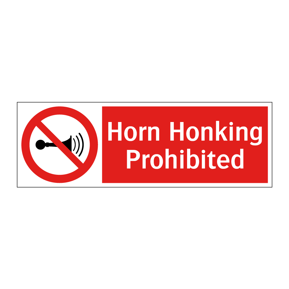 Horn Honking Prohibited