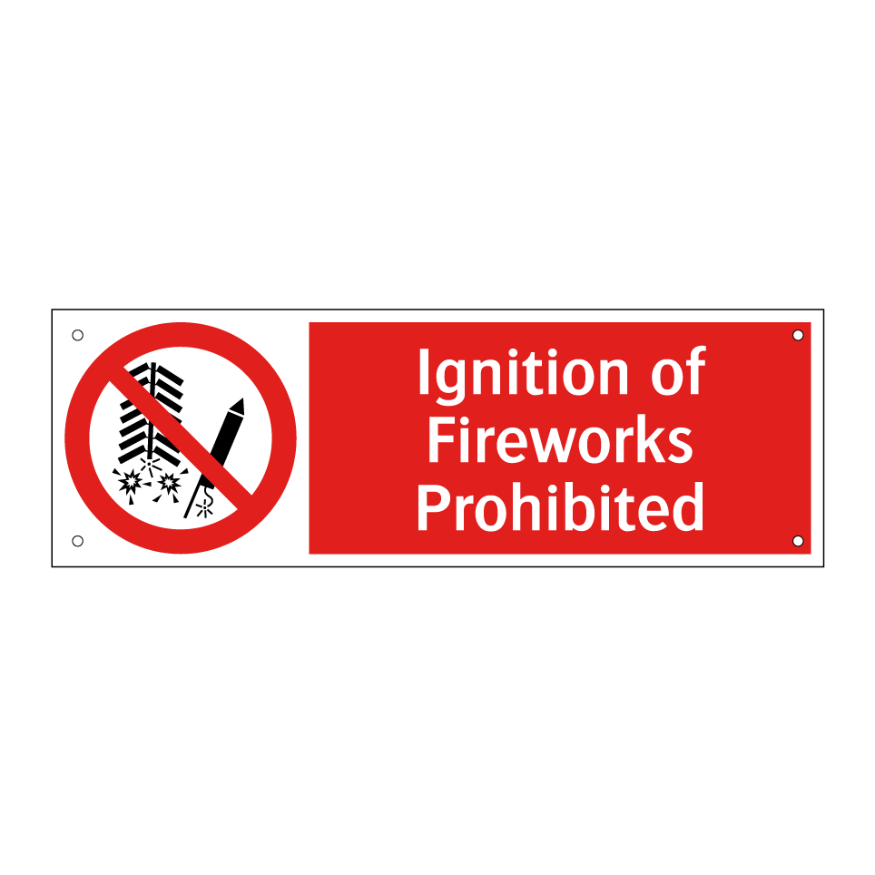 Ignition of Fireworks Prohibited