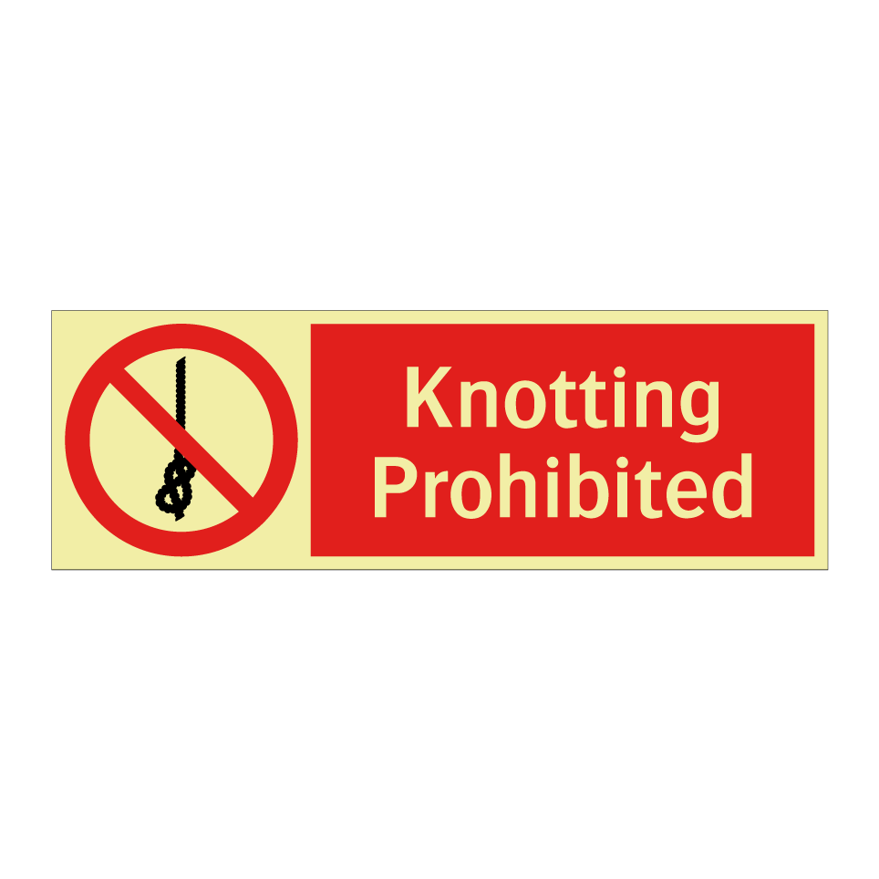 Knotting Prohibited