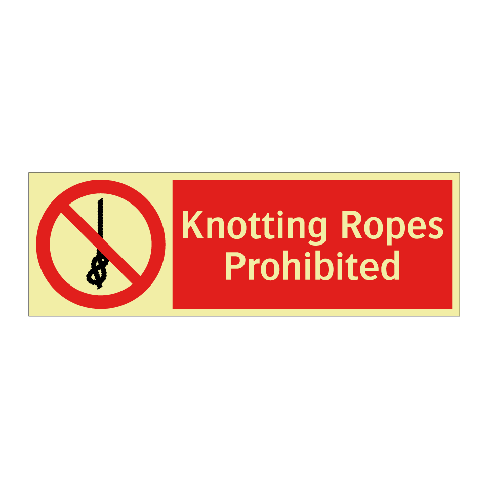 Knotting Ropes Prohibited