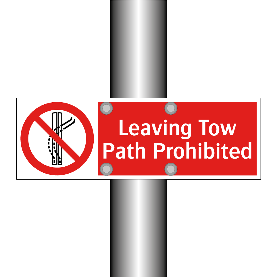 Leaving Tow Path Prohibited